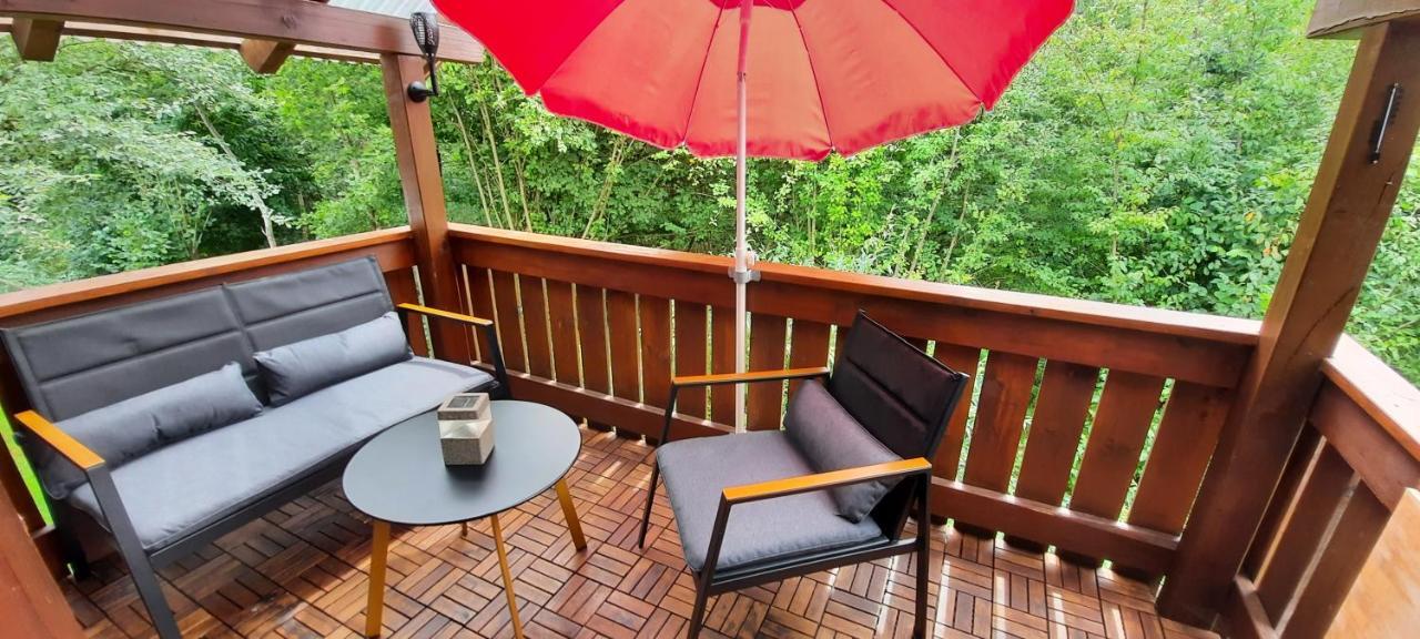 Ferienwohnung Wildgatter Grafenwiesen Bagian luar foto