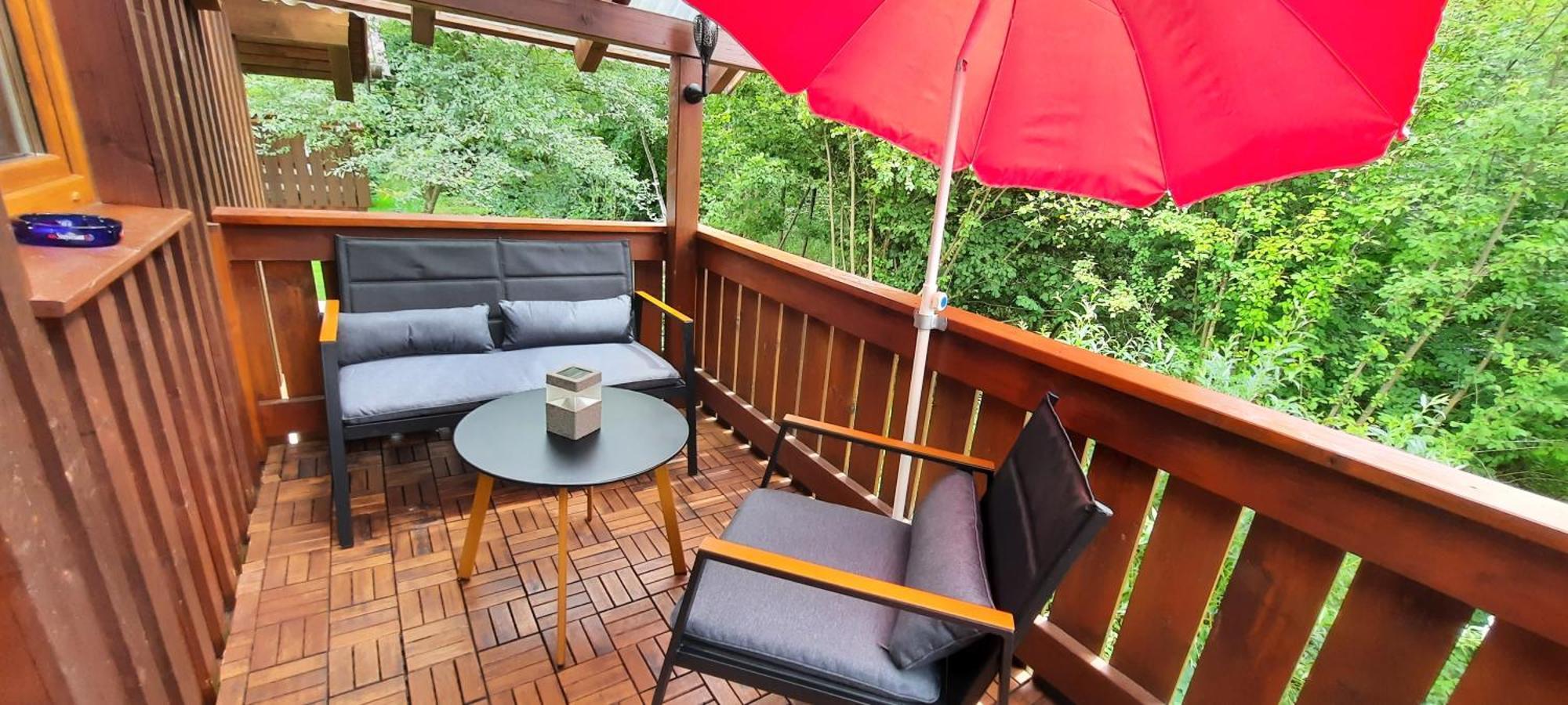 Ferienwohnung Wildgatter Grafenwiesen Bagian luar foto